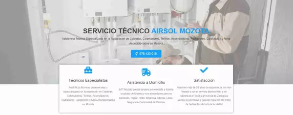 Servicio Técnico Airsol Mozota - Reparación Aire Acondicionado Profesional