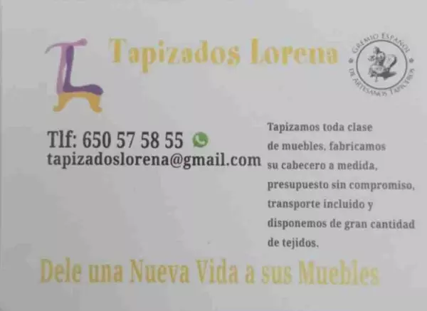 Tapizamos toda clases de muebles