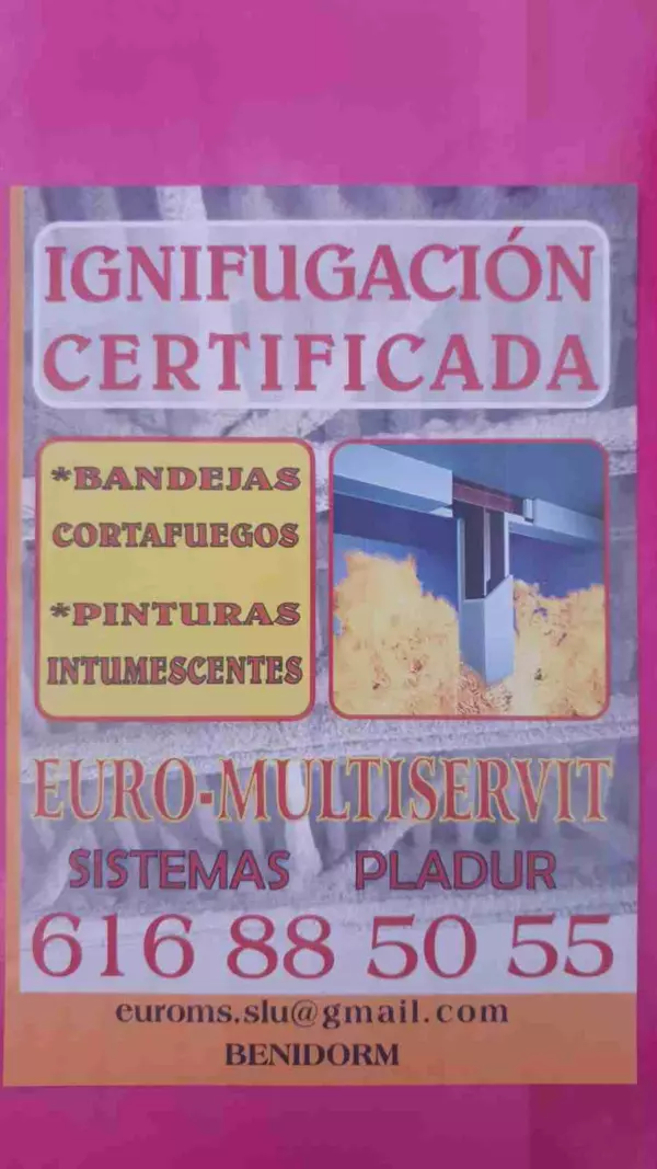 certificado ignifugo
