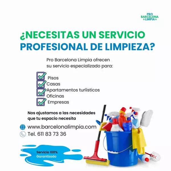 Buscas servicios de limpieza?