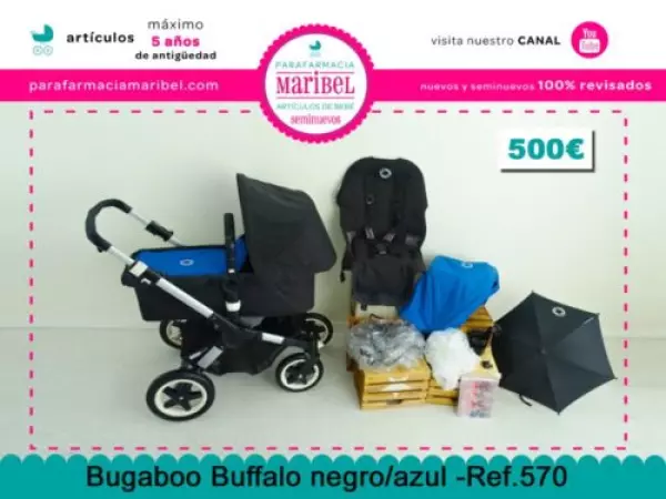 Carrito Bugaboo Buffalo negro &ndash; Ref.570