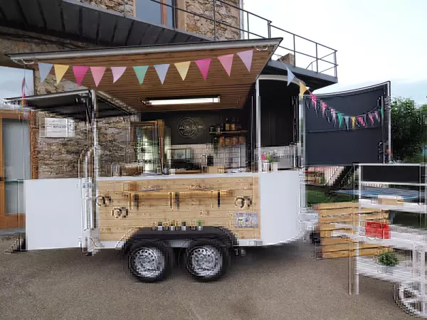 Food truck de 2 ejes a estrenar, homologado para ven