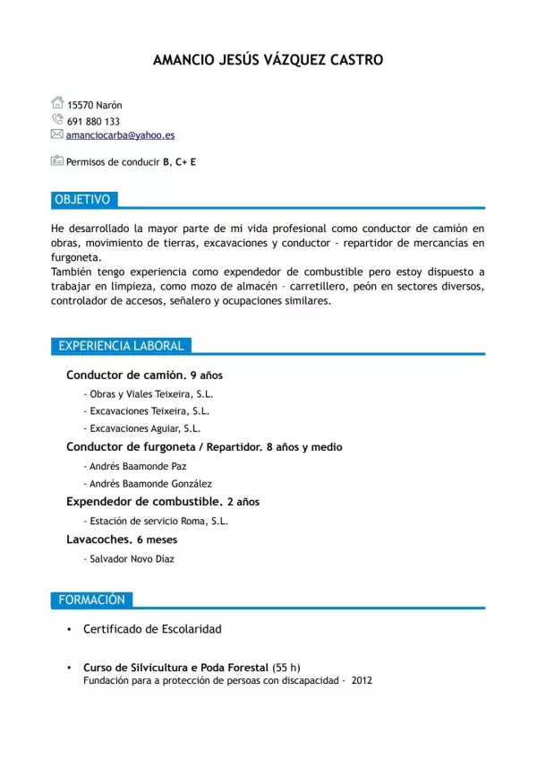 Busco trabajo de peon forestal y gardinero