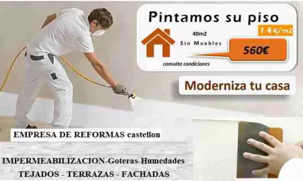 pintor en castellon de la plana - impermeabilizacion