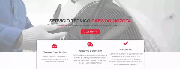 Servicio Técnico Daewoo Mozota 976553844
