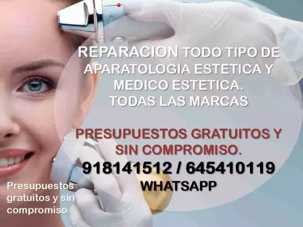 REPARACION APARATOLOGIA ESTETICA