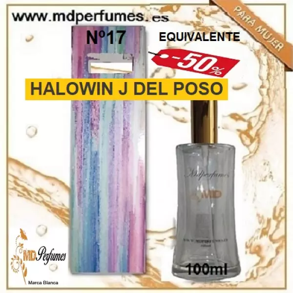 Oferta Perfume Mujer HALLOWEEN J DEL POZO n17 Alta Gama 100ml – Calidad y Precio