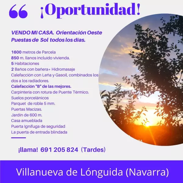 &iexcl;OPORTUNIDAD VENDO MI CASA AMUEBLADA!