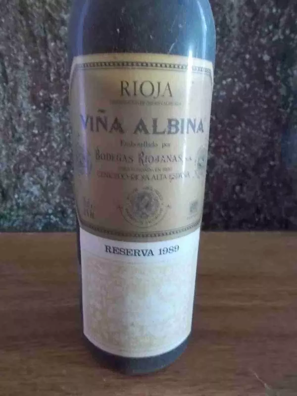 Botella Vino Rioja Alta