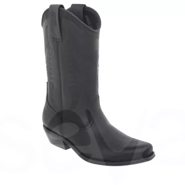 Botas camperas cowboy hombre completamente en piel