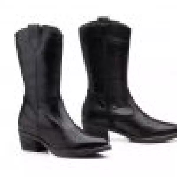 Botas camperas de piel natural mujer elegantes
