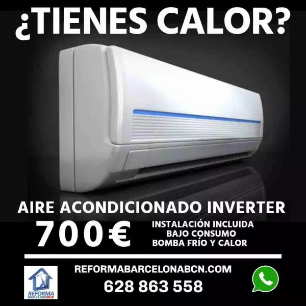 AIRE ACONDICIONADO DE 3000 FRIGORÍAS POR SÓLO 700EUR