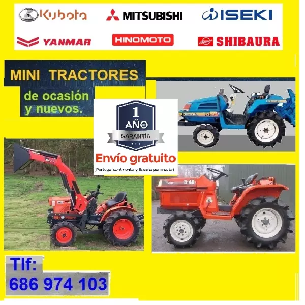 TRACTORES PEQUEÑOS. MINI TRACTORES , VARIAS MARCAS y MODELOS