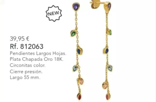 ??pendientes de plata con chapado oro??