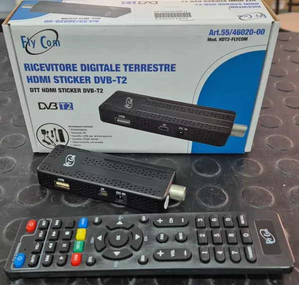 Fly Com 46020 Receptor TDT HDMI Stick DVB-T2 H.265