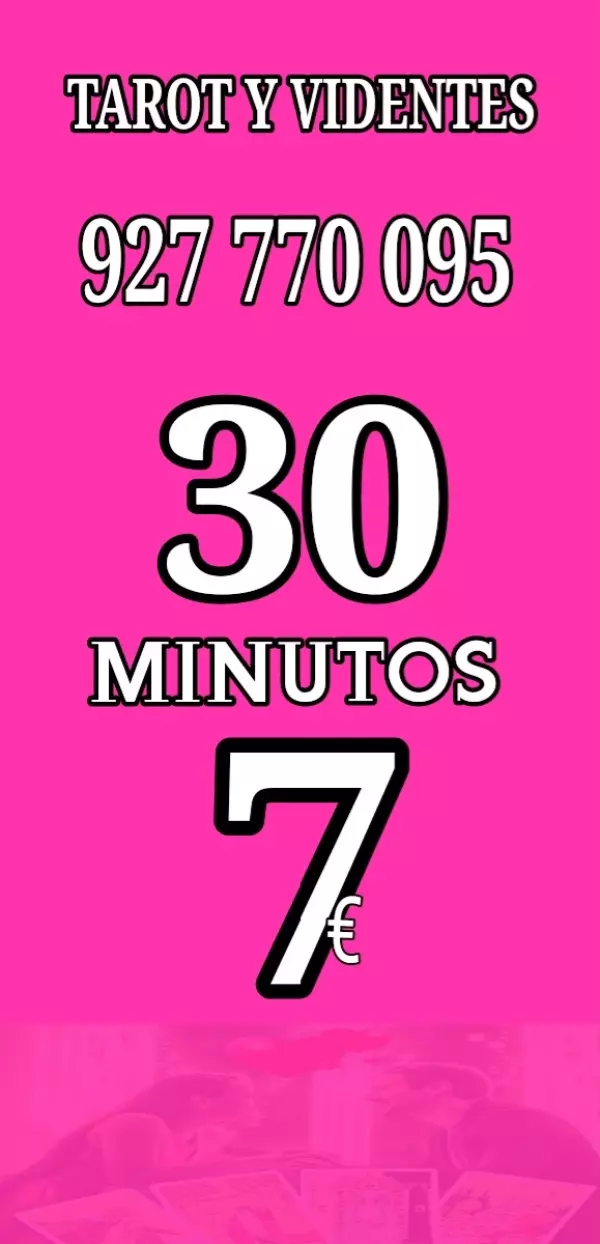 Tarotistas 7 euros 30 minutos videntes