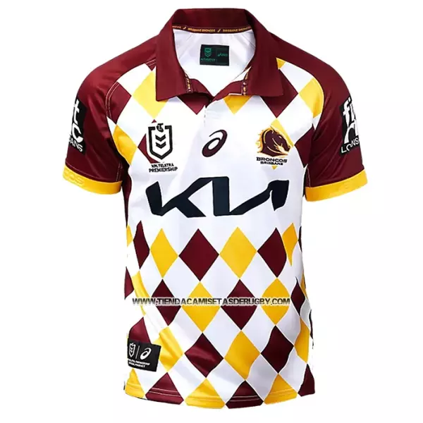 camiseta rugby Brisbane Broncos