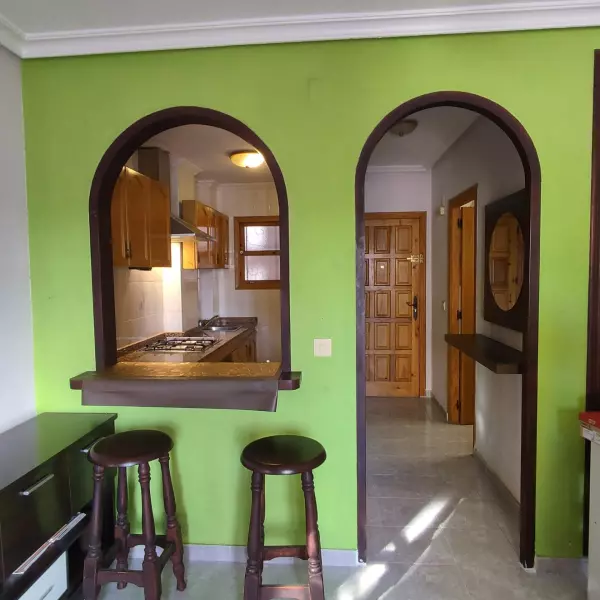 SE ALQUILA ESTUDIO CON PISCINA COMUNITARIA EN PLAYA DEL CURA EN TORREVIEJA (ALICANTE)