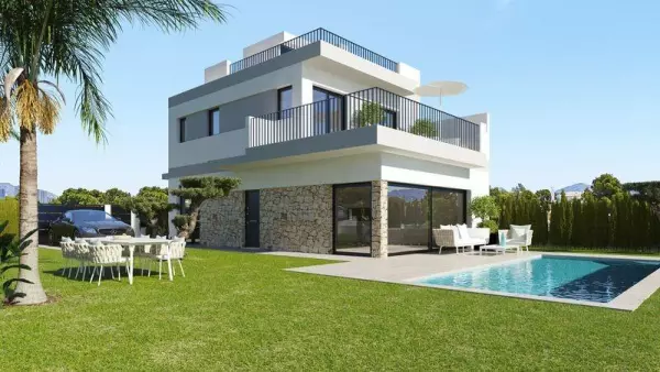 Villas con grandes dimensiones en San Miguel de Salinas (Alicante) de 3 habitaciones 3 baños.