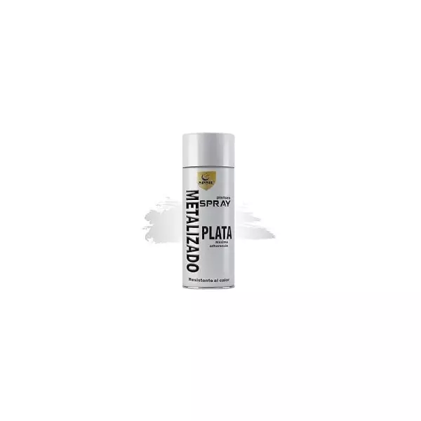 8593 SPRAY PINTURA COLOR PLATA METALIZADO 400 ML. SPSIL