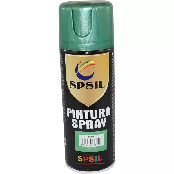 8594 SPRAY PINTURA COLOR VERDE METALIZADO 400 ML. SPSIL