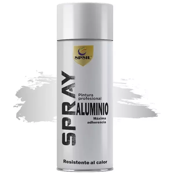 8596 SPRAY PINTURA COLOR ALUMINIO METALIZADO 400 ML. SPSIL