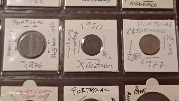 Lote monedas de Portugal las de la fotos antiguas y más mode