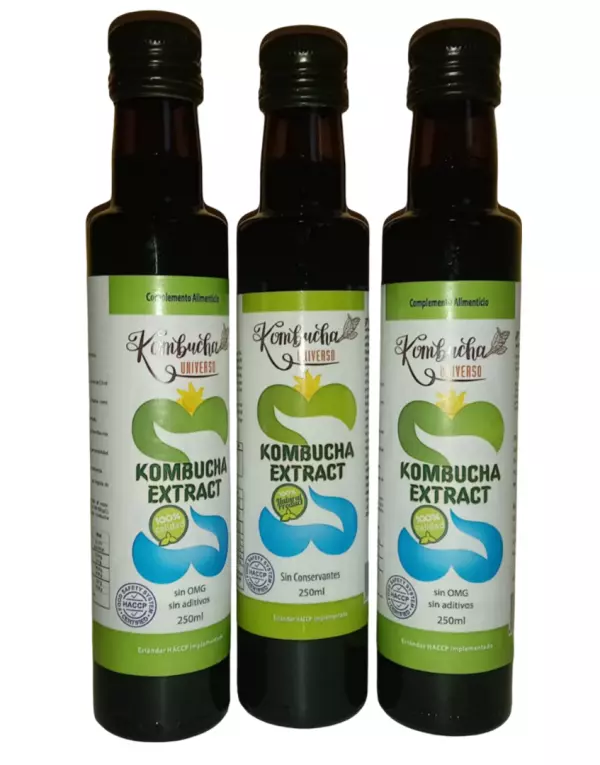 Pack 2+1 Extracto de Kombucha 750 ml 100% Natural