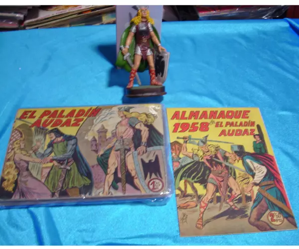 PALADIN AUDAZ COLC.COMPLET ORIGINAL1957+ALMANAQUE+FIGURA RES
