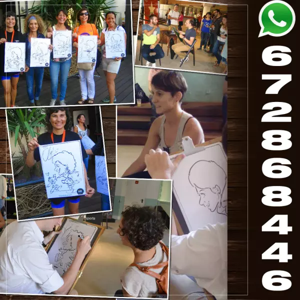 CARICATURISTA EN VIVO PARA BODAS, FIESTAS Y EVENTOS