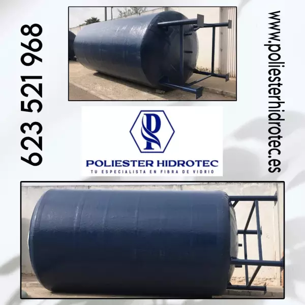 Depósitos de poliéster y silos