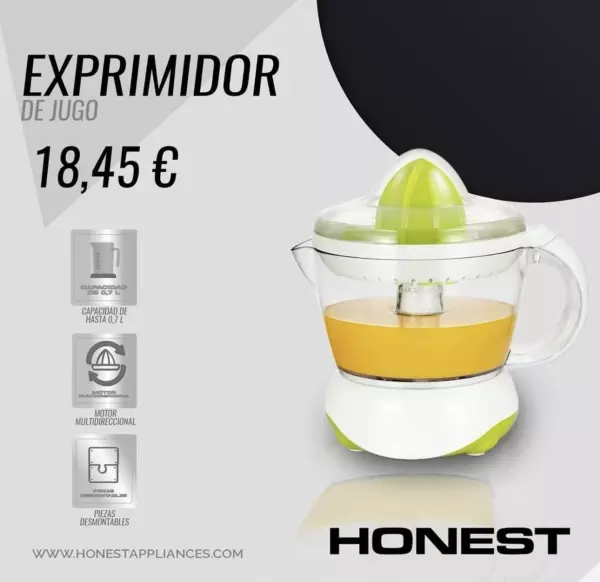 Exprimidor 0,7L eléctrico | CE | Caja Original