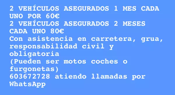 OFERTAS DE SEGUROS DE AUTOS
