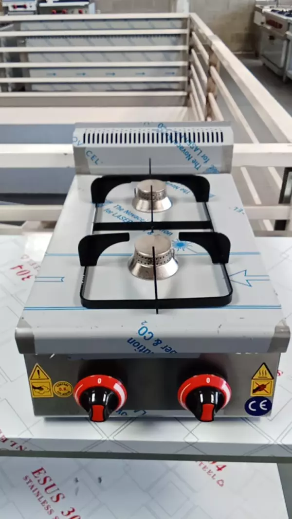COCINA VERTICAL 2 FOGONES A GAS