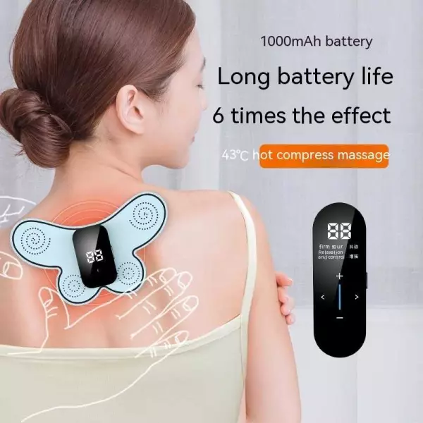 Mini Pulse Neck &amp; Shoulder Massager – Heat &amp; Microcurrent Th