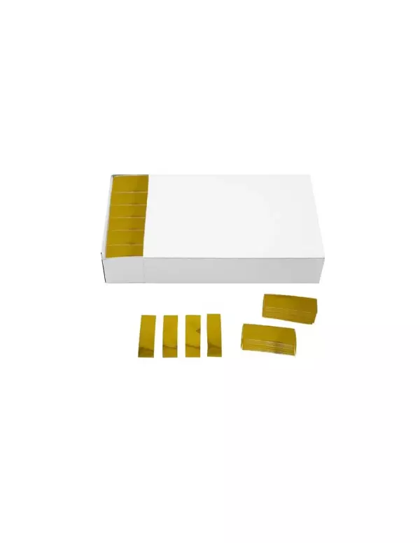 Confeti rectangular brillo