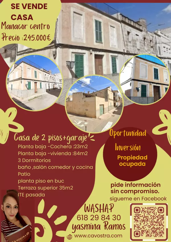 Se vende casa de 2 pisos y garaje