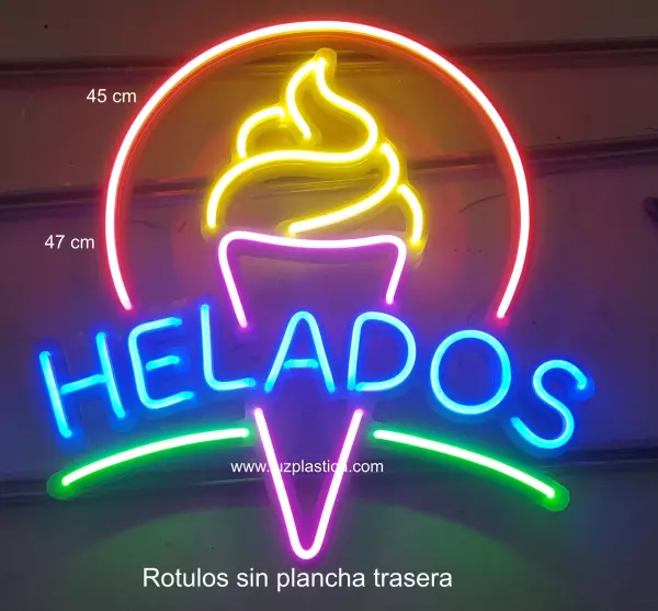 HELADO VERSION Nº3 ROTULO NEÓN ref 2419