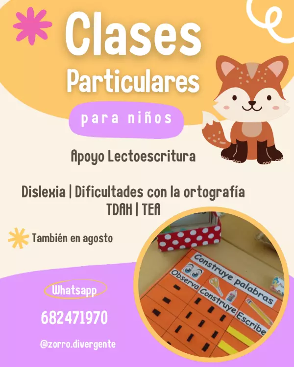 Clases Particulares de Lectoescritura en Murcia | Apoyo Infantil Personalizado