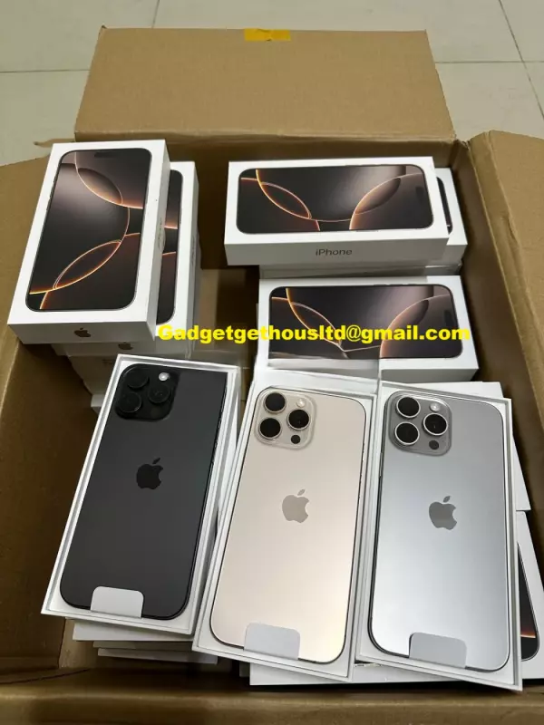 Apple iPhone 16 Pro 128GB = 500 EUR , iPhone 16 Pro Max 256GB = 570 EUR, iPhone 16 128GB = 400 EUR