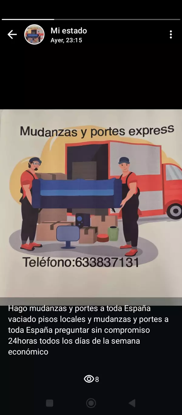 Mudanza y portes