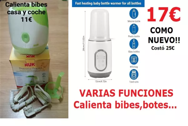 CALIENTA BIBERONES DESDE 11€ EN PUMUCKI REUS ( TGNA)