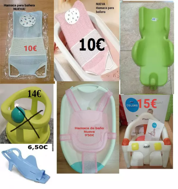 hamaca y asiento para bañera desde 6€ EN pumucki reus ( tgna)