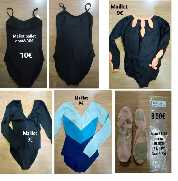 BALET BALLET MALLOT MAILLOT EQUIPAJE DESDE 8.50€ EN PUMUCKI REUS ( TGNA)