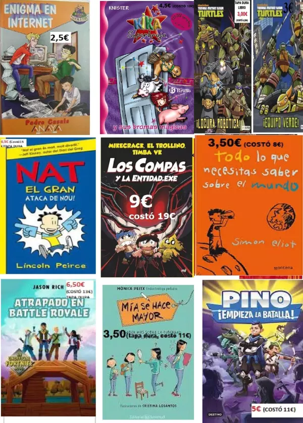 LIBROS JUVENILES DESDE 2.50€ EN PUMUCKI REUS ( TARRAGONA) 1