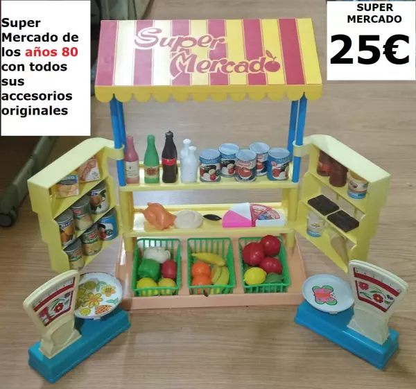 SUPER MERCADO DE LOS AÑOS 80 COMPLETO. 25€!! EN PUMUCKI REUS ( TGNA)