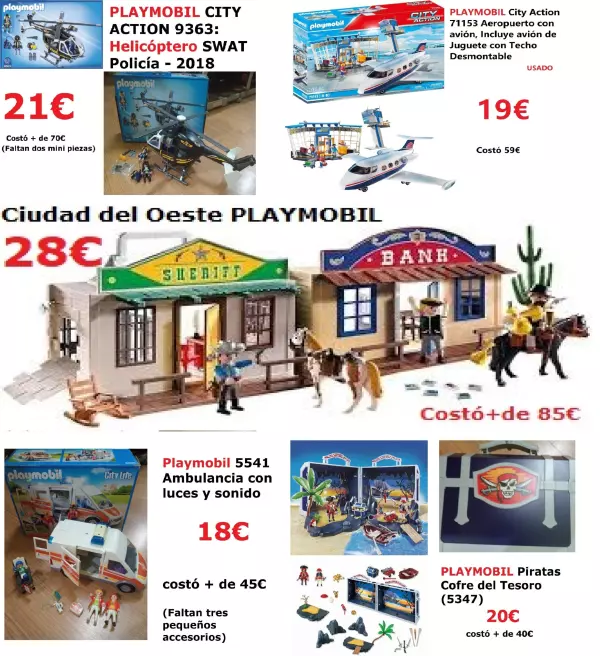 PLAYMOBIL DESDE 15€ EN PUMUCKI REUS ( TARRAGONA )