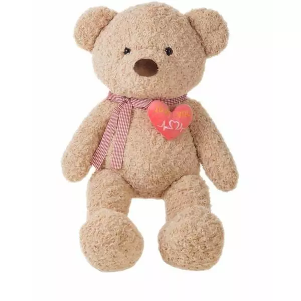 Oso de Peluche Gigante con Corazón 115 cm – Regalo Tierno y Original