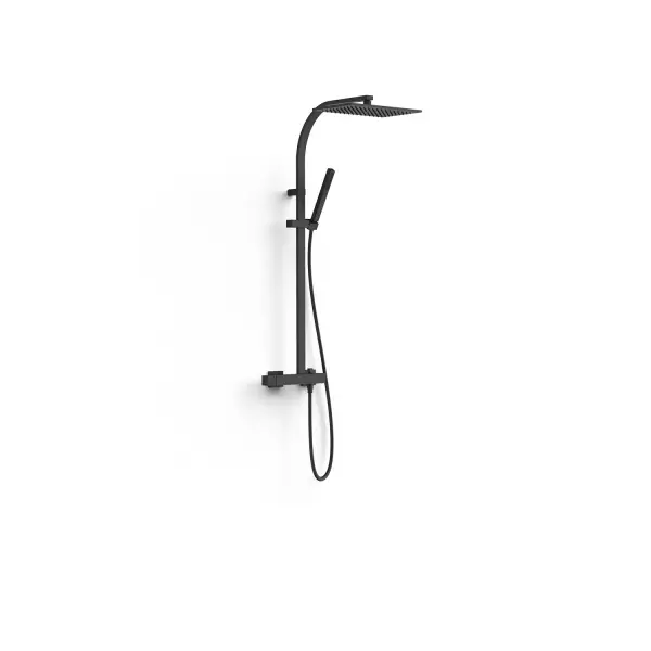 Conjunto de Grifo Monomando Mural SLIM de 2 Vías para Ducha
