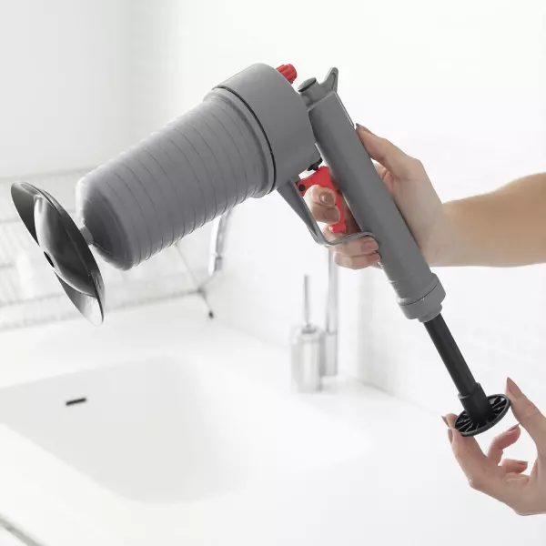 Pistola Desatascadora de Aire Comprimido KlinGun InnovaGoods – Limpieza